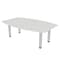 Skutchi Designs 45 in W, 71.5 in L, 29 in H, Engineered Wood Top, White HAR-BOT-46X72-PT-WC - alternate 1